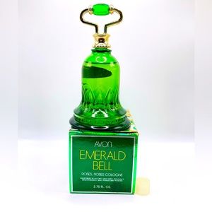 Vintage AVON Emerald Green Bell 1978